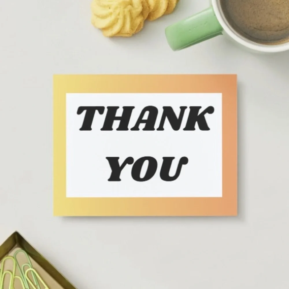 Set of 10 Thank You Post Cards
